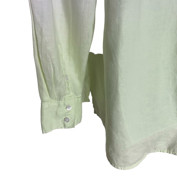 Tommy Bahama Womens Two Palms Dip-Dye Linen Shirt Size Medium - Picture 5 of 9